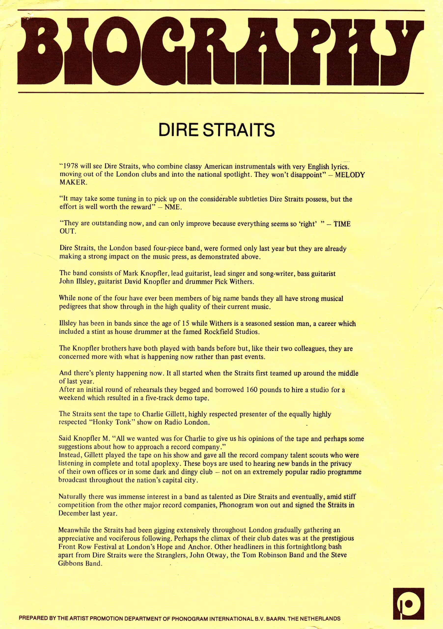 Dire Straits – Southbound Again – Lyrics - DireStraits